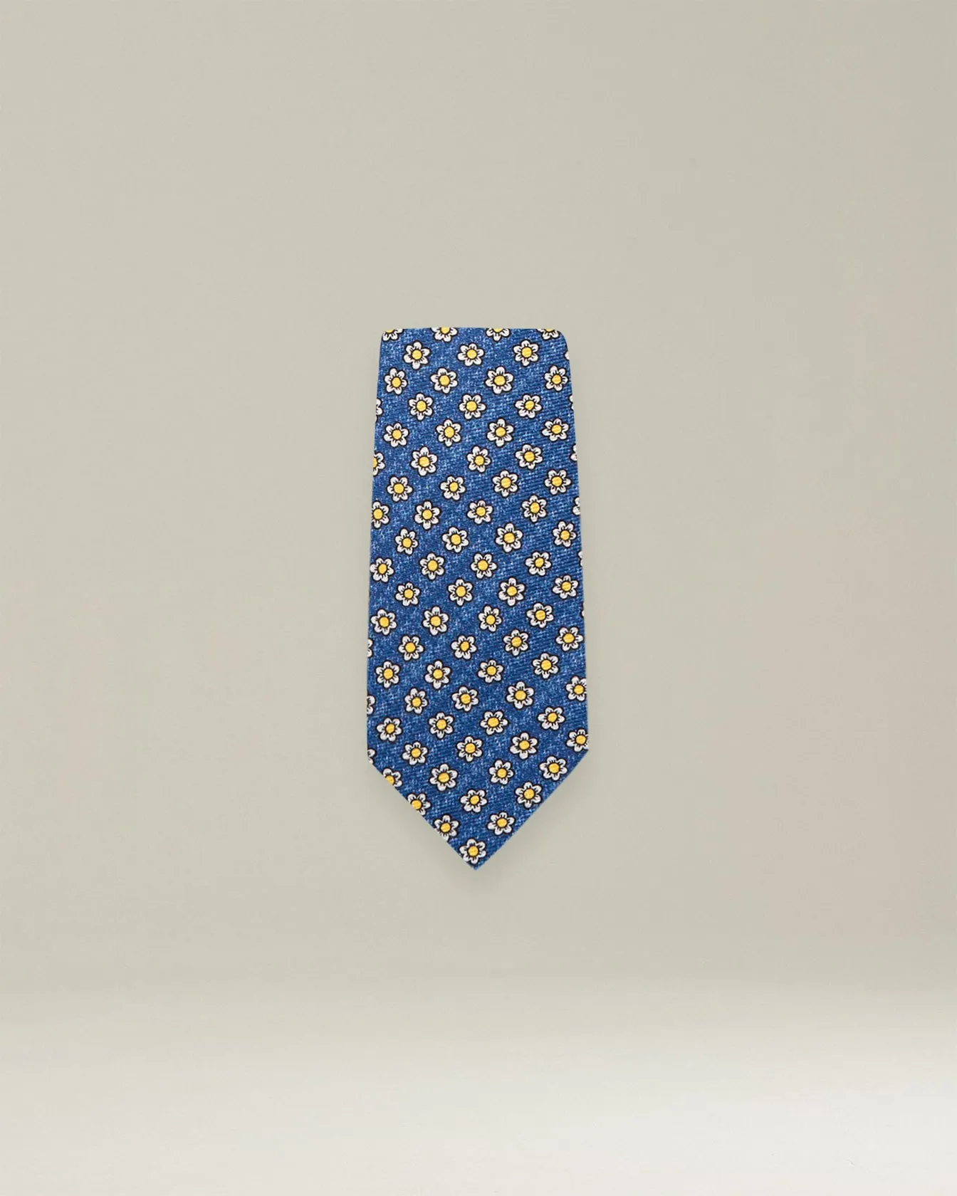 PATTERNED SILK TIE