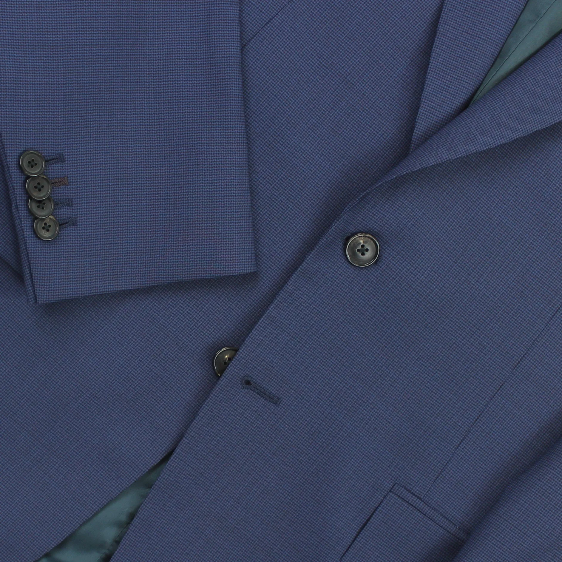 Paul Smith - Piccadilly Fit Dark Blue Fine Check Suit
