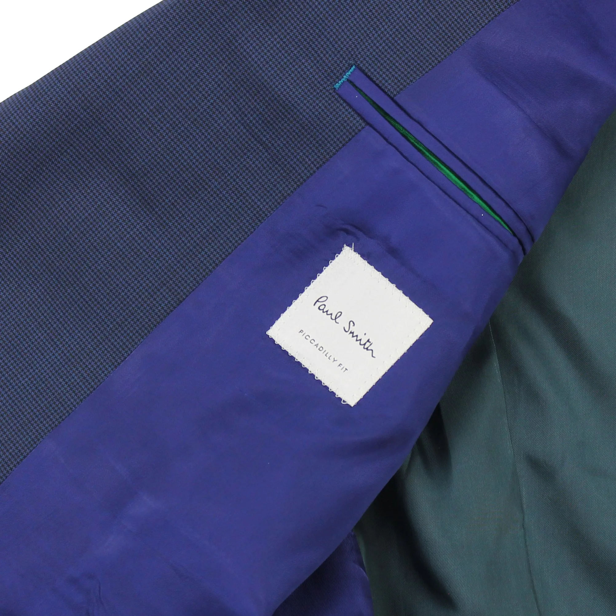 Paul Smith - Piccadilly Fit Dark Blue Fine Check Suit
