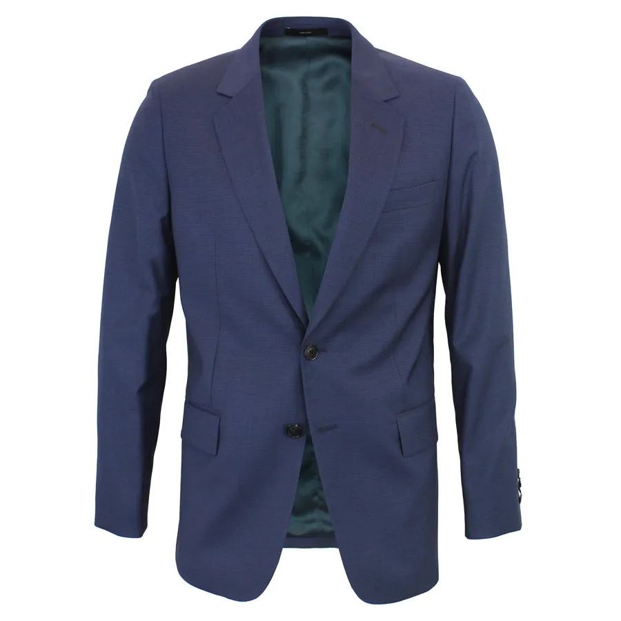 Paul Smith - Piccadilly Fit Dark Blue Fine Check Suit