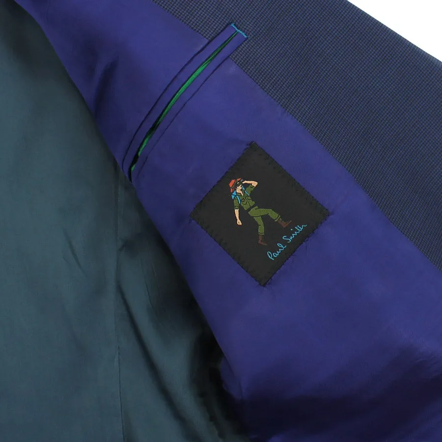 Paul Smith - Piccadilly Fit Dark Blue Fine Check Suit