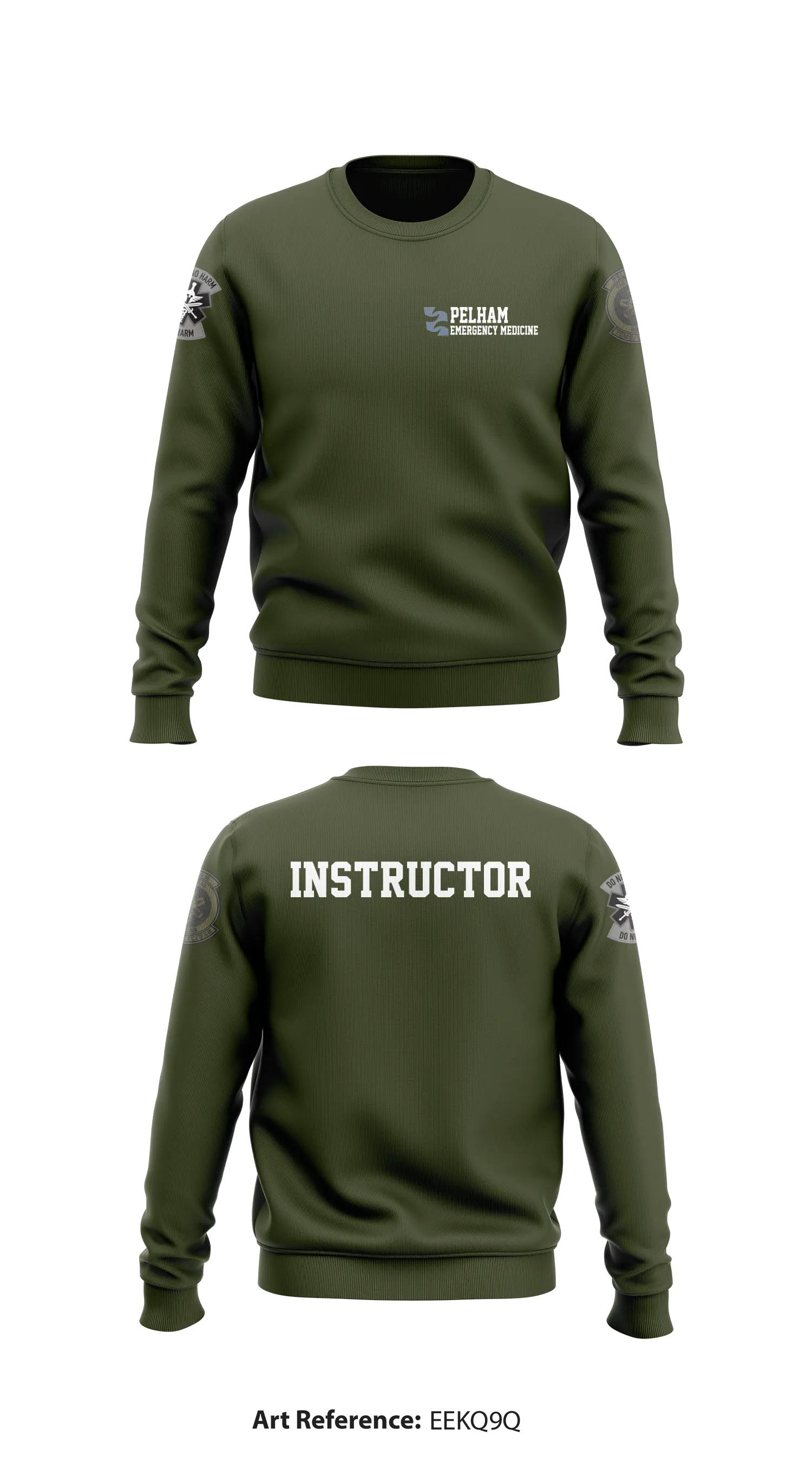 PELHAM EMERGENCY MEDICAL TRAINING Store 1 Core Men's Crewneck Performance Sweatshirt - eEkQ9q