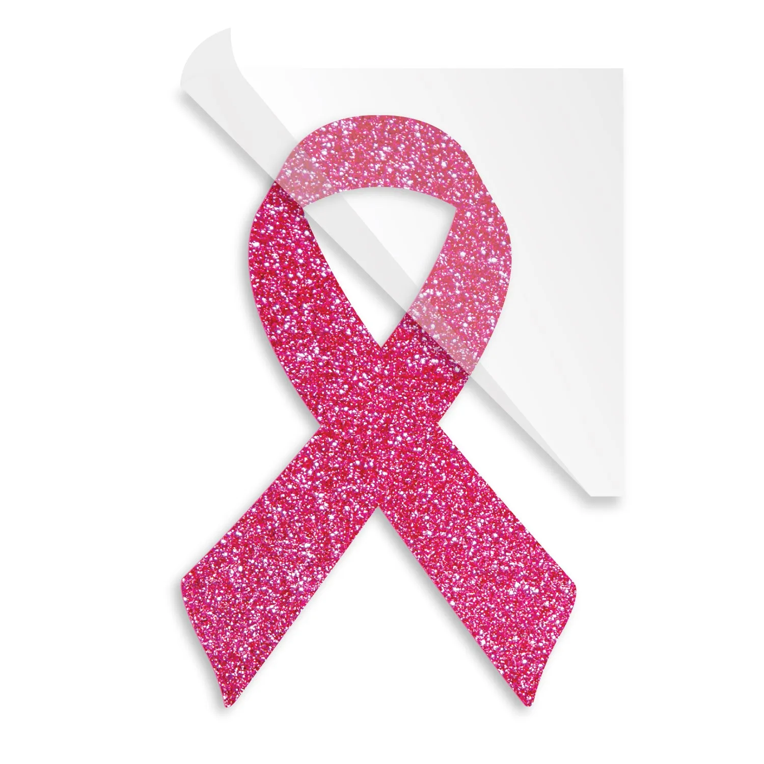 Pink Breast Cancer Awareness Ribbon Heat Transfer