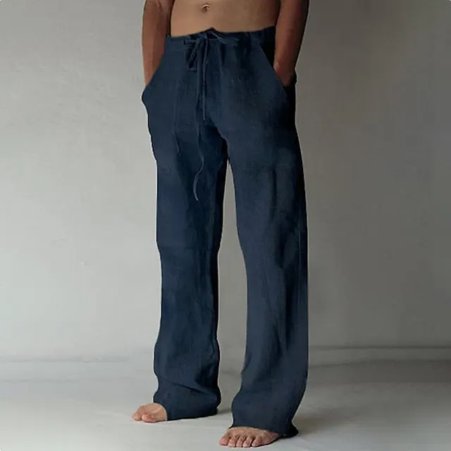 Record-breaking sale Beach Pants Worldwide availability Pants Men's Casual Baggy Pants Trousers Summer