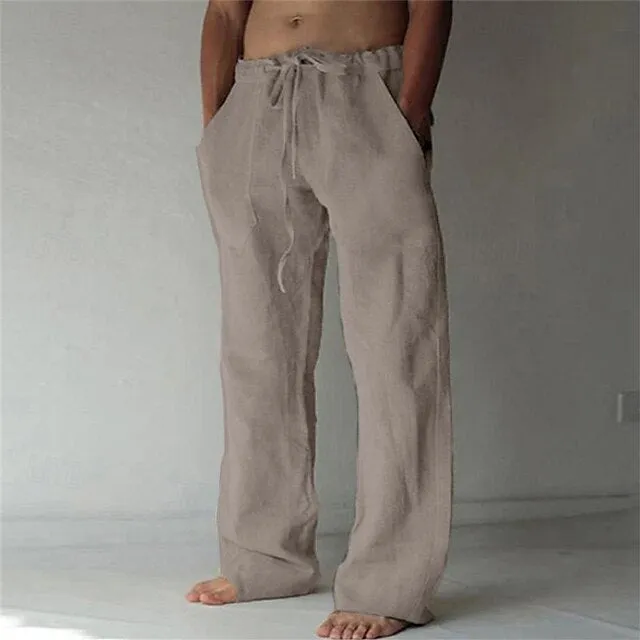 Record-breaking sale Beach Pants Worldwide availability Pants Men's Casual Baggy Pants Trousers Summer