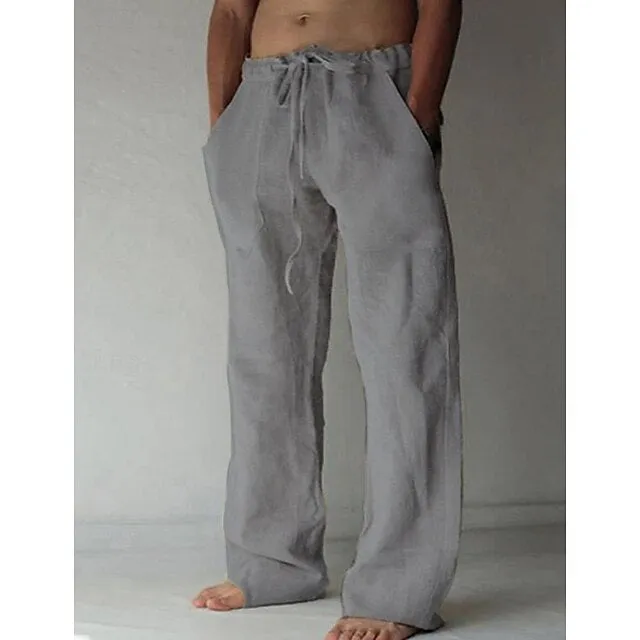 Record-breaking sale Beach Pants Worldwide availability Pants Men's Casual Baggy Pants Trousers Summer