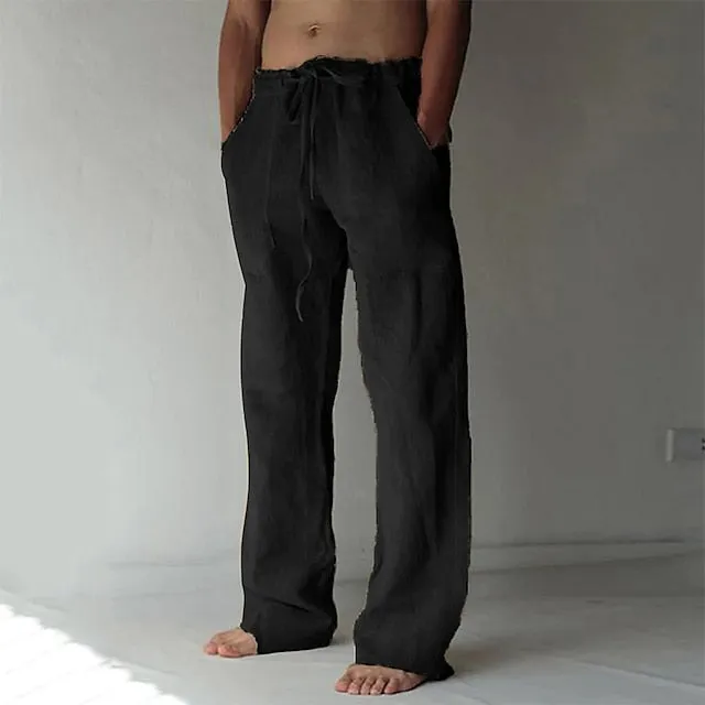 Record-breaking sale Beach Pants Worldwide availability Pants Men's Casual Baggy Pants Trousers Summer