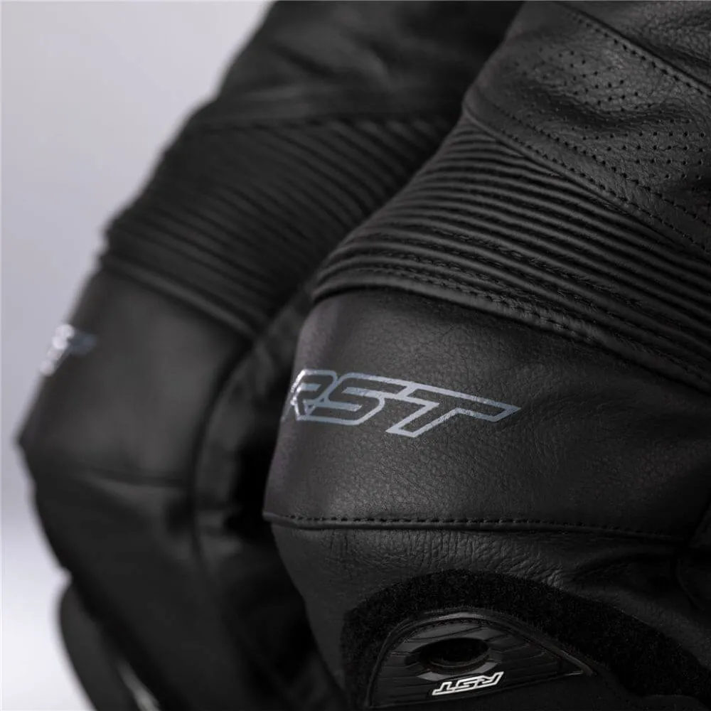 RST S1 CE Men's Leather Jeans Short Black