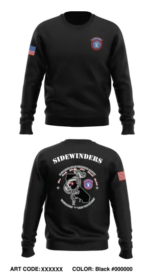 SAC VALLEY ARMY RCTG CO Store 1 Core Men's Crewneck Performance Sweatshirt - EYcAtY
