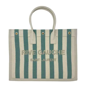 Saint Laurent Large Rive Gauche Canvas Tote