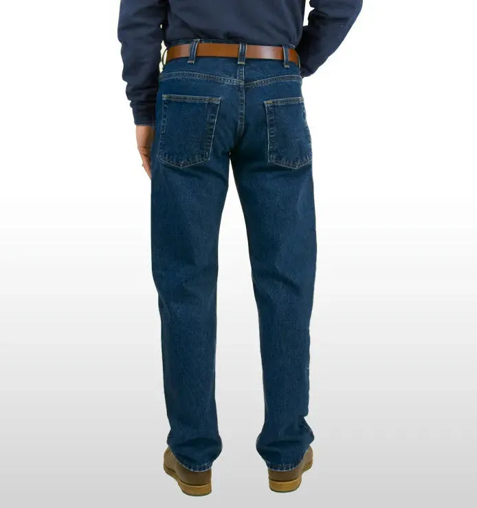SECONDS - SECAA1873D - MEN'S CLASSIC JEAN - DARK STONEWASH - MADE IN USA