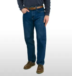 SECONDS - SECAA1873D - MEN'S CLASSIC JEAN - DARK STONEWASH - MADE IN USA