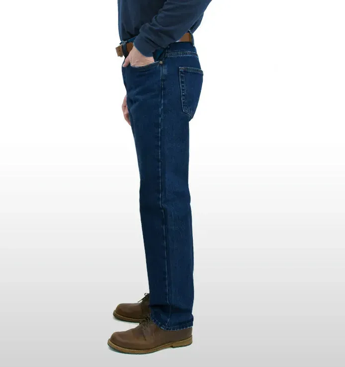 SECONDS - SECAA1873D - MEN'S CLASSIC JEAN - DARK STONEWASH - MADE IN USA
