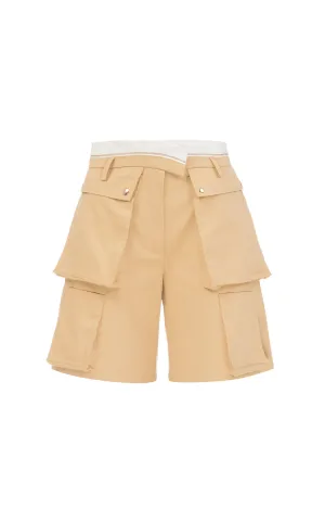 Shorts with patch pockets