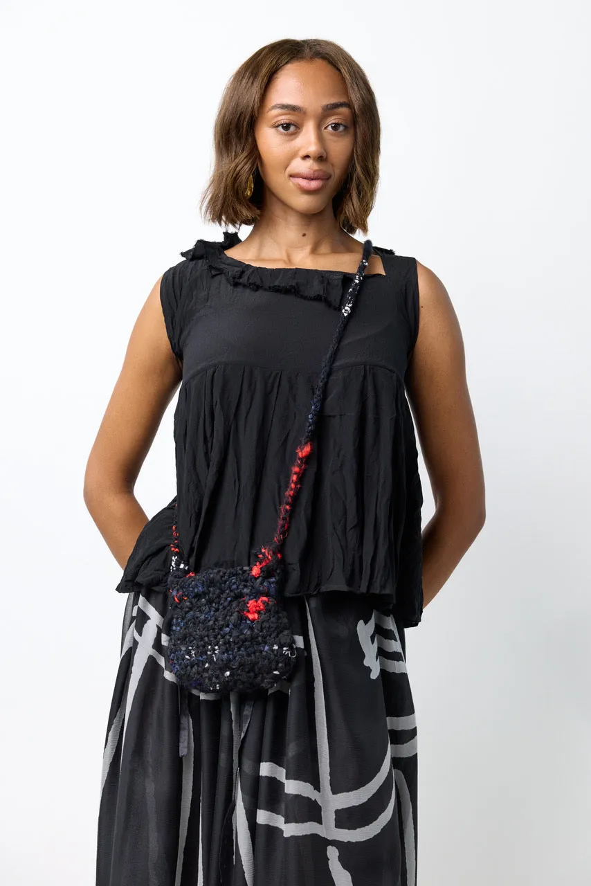 Silk Patterned Long Skirt