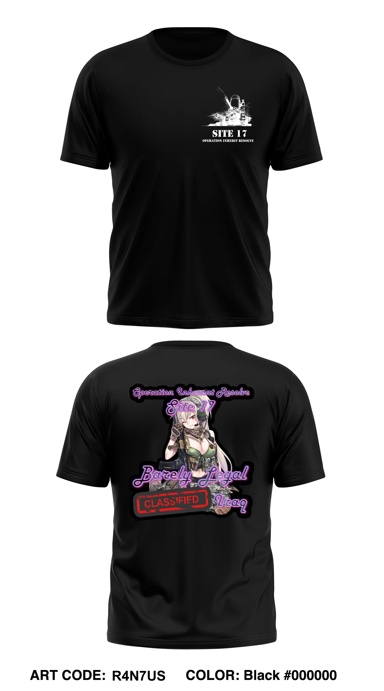 Site 17, C-RAM Core Men's SS Performance Tee - R4N7US
