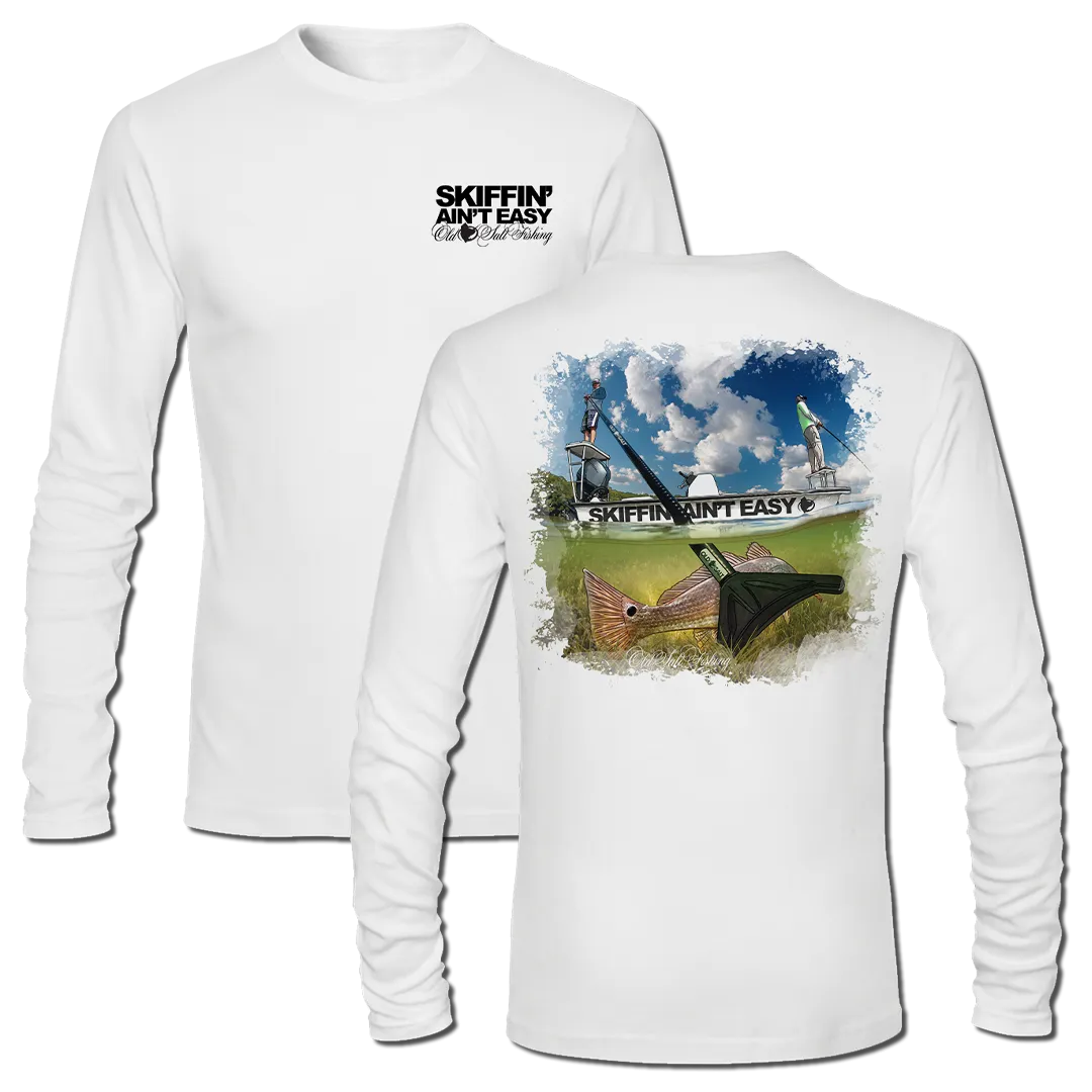 Skiffin' Ain't Easy - Long Sleeve Performance Shirt