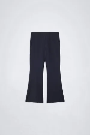 SOLID BOOTCUT KNIT TROUSER - NIGHT