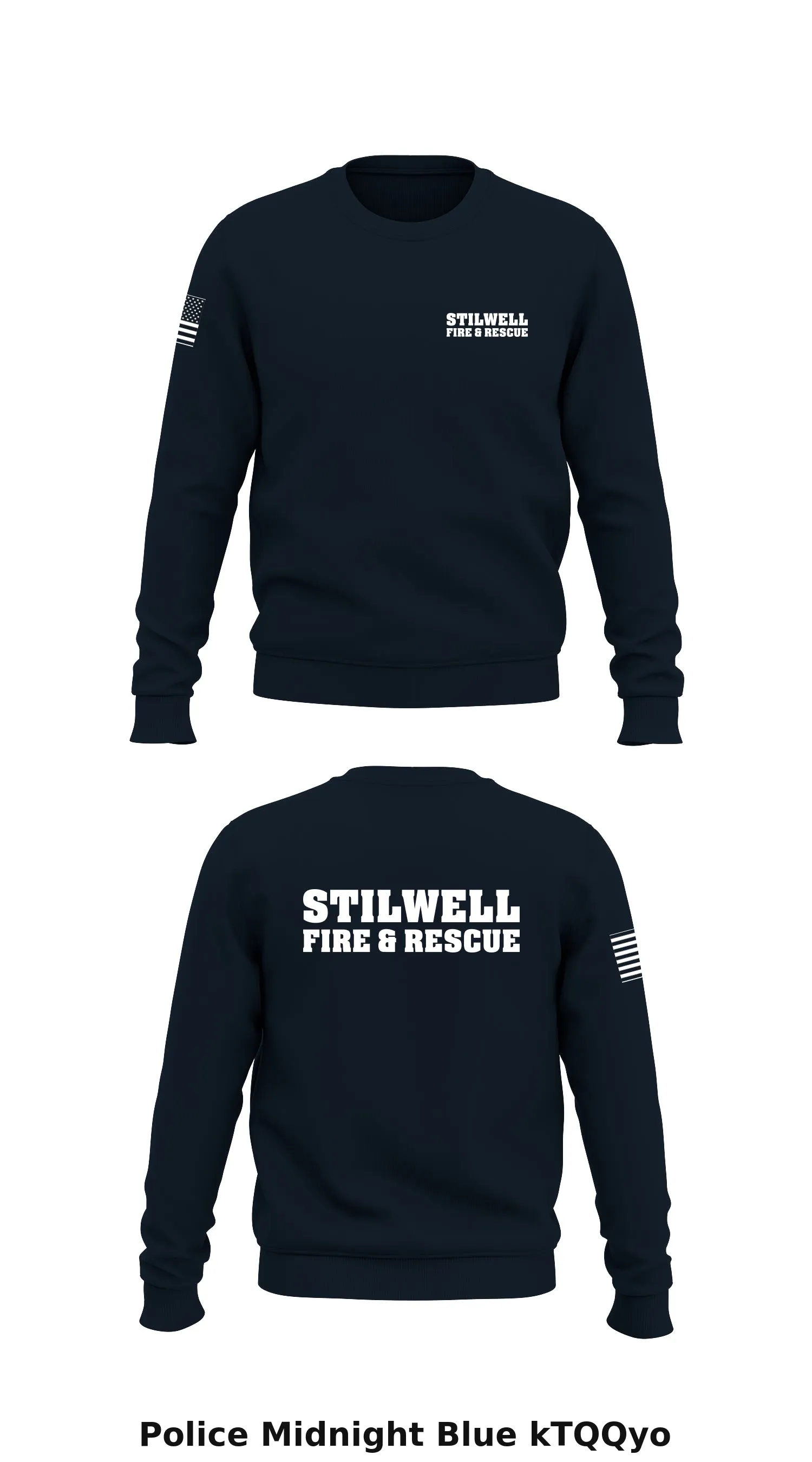 Stilwell Fire & Rescue Store 1 Core Men's Crewneck Performance Sweatshirt - kTQQyo