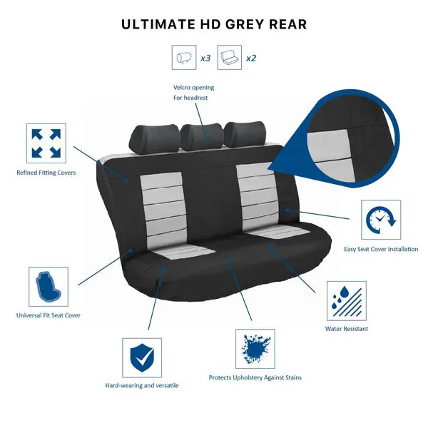 Stingray Ultimate HD Rear Set Black/Beige (ULT02BKBE)
