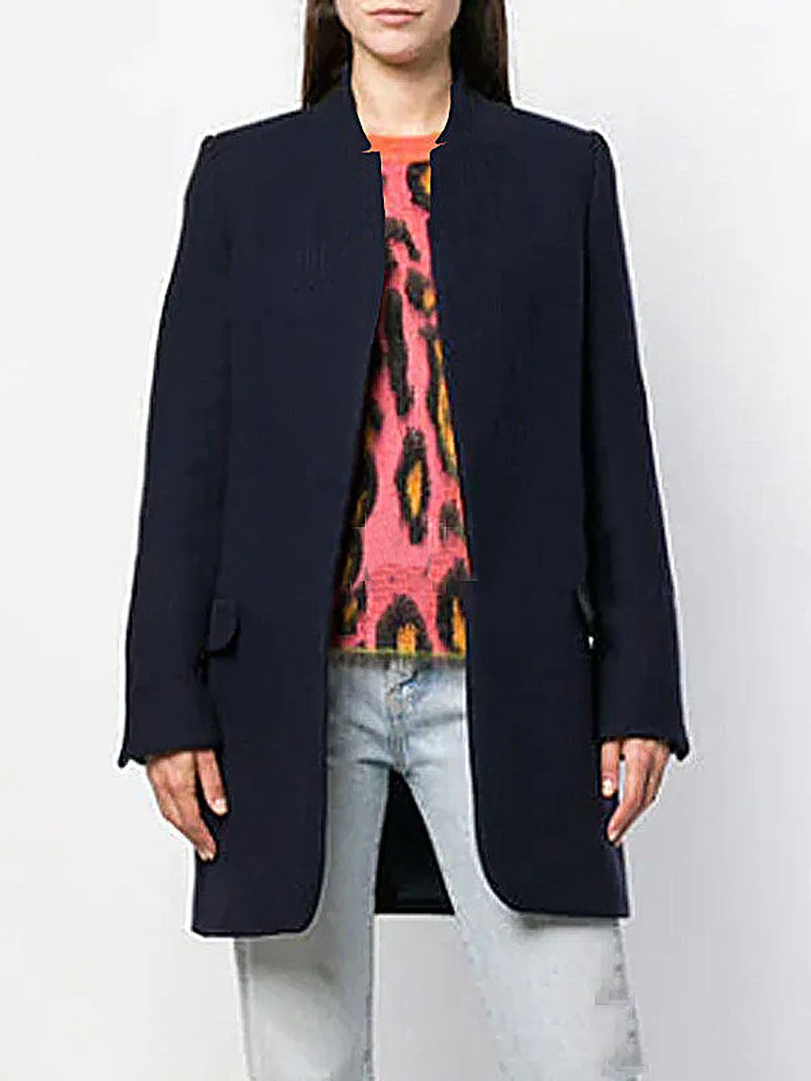 Stunncal One Button Khaki Coat