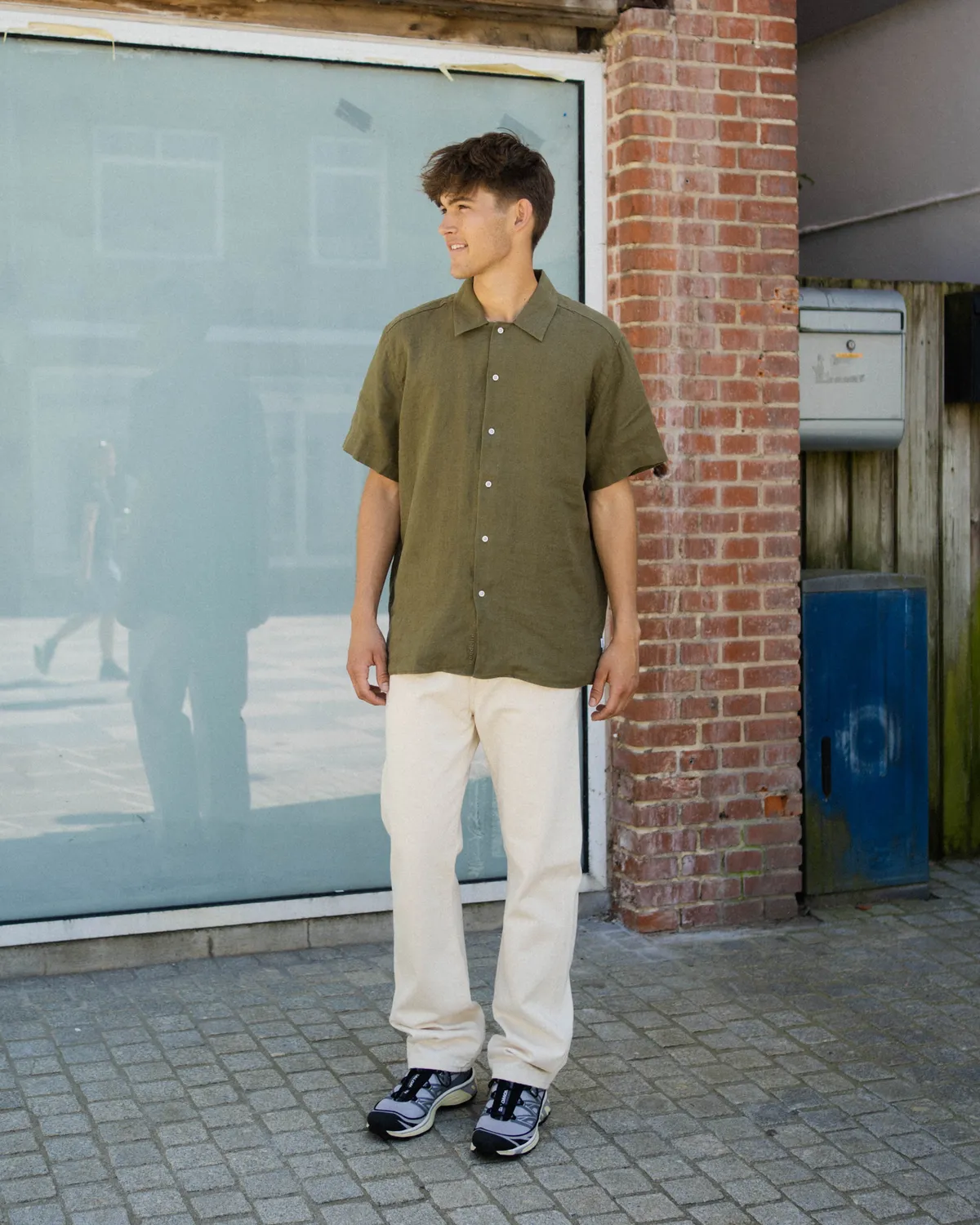Sunny Linen Shirt - Khaki