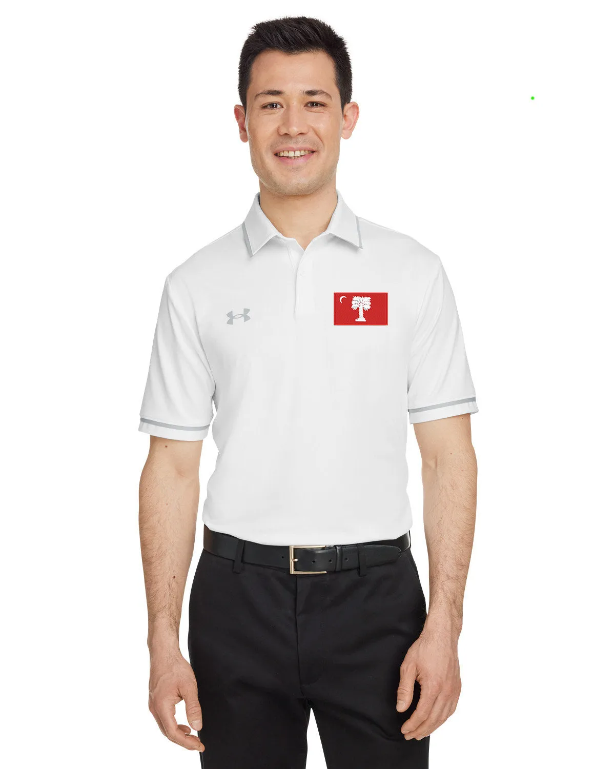 The Citadel, Big Red Flag, Under Armour Men's Tipped Teams Performance Polo