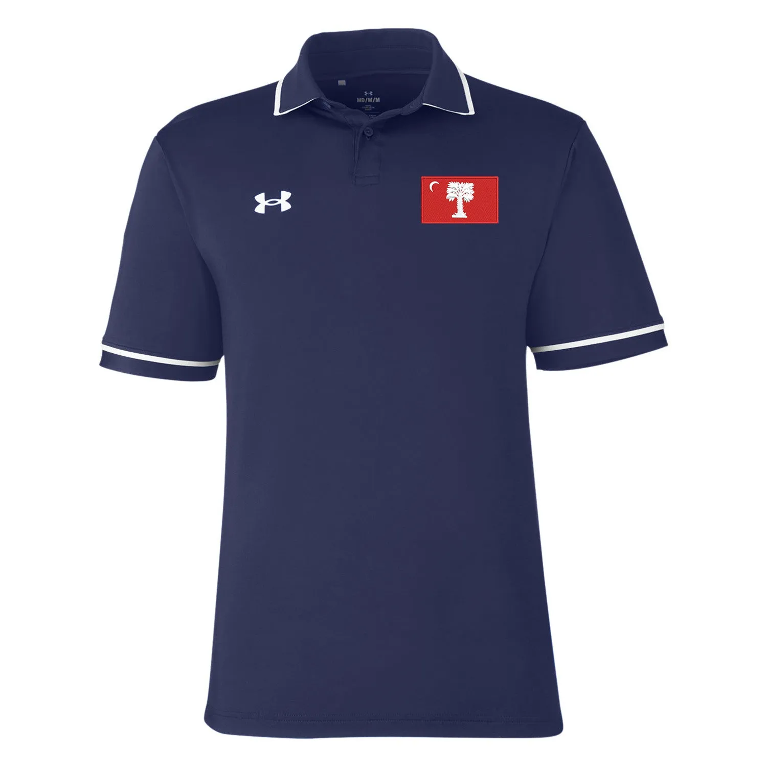 The Citadel, Big Red Flag, Under Armour Men's Tipped Teams Performance Polo