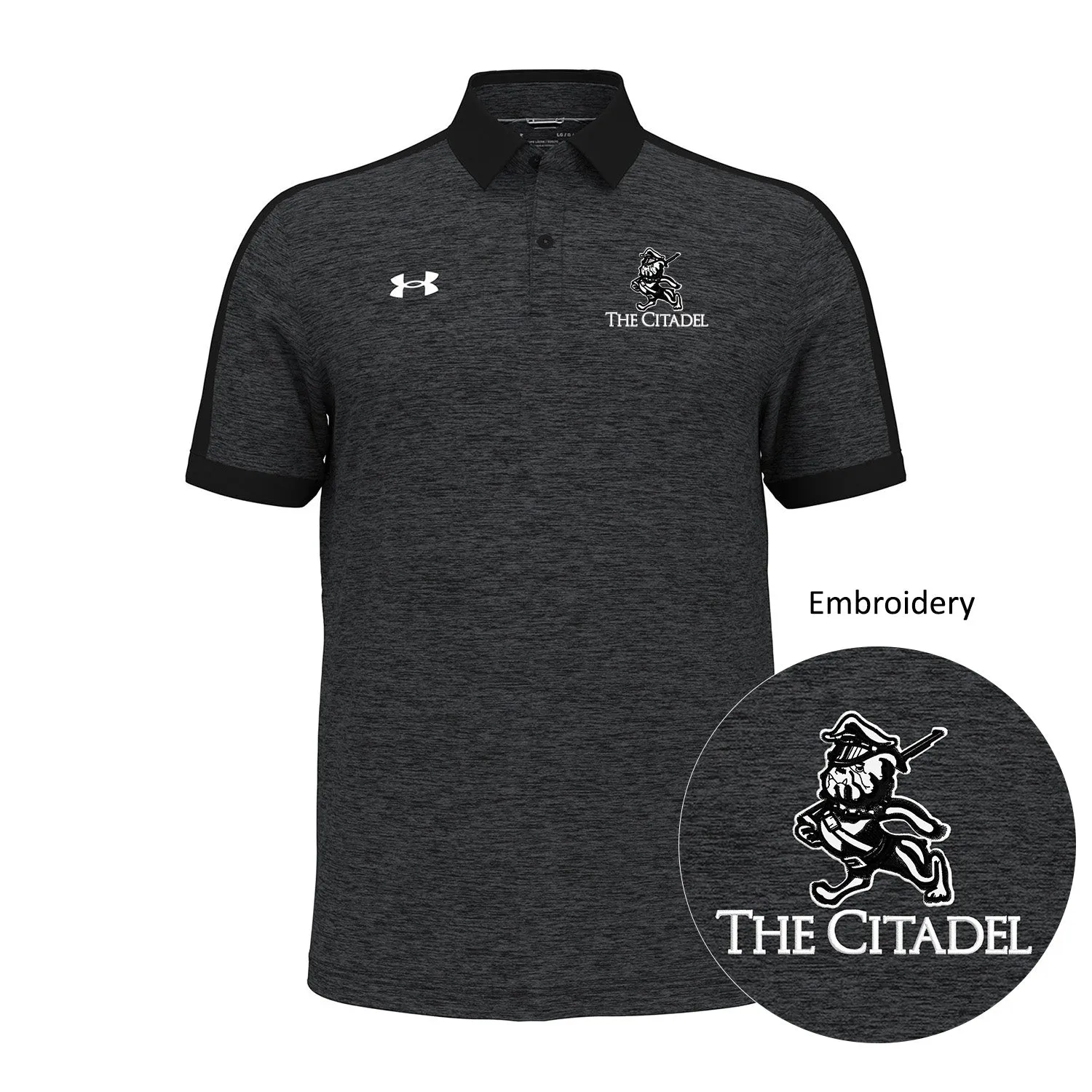 The Citadel, Marching Bulldog, Under Armour Men's Trophy Level Polo
