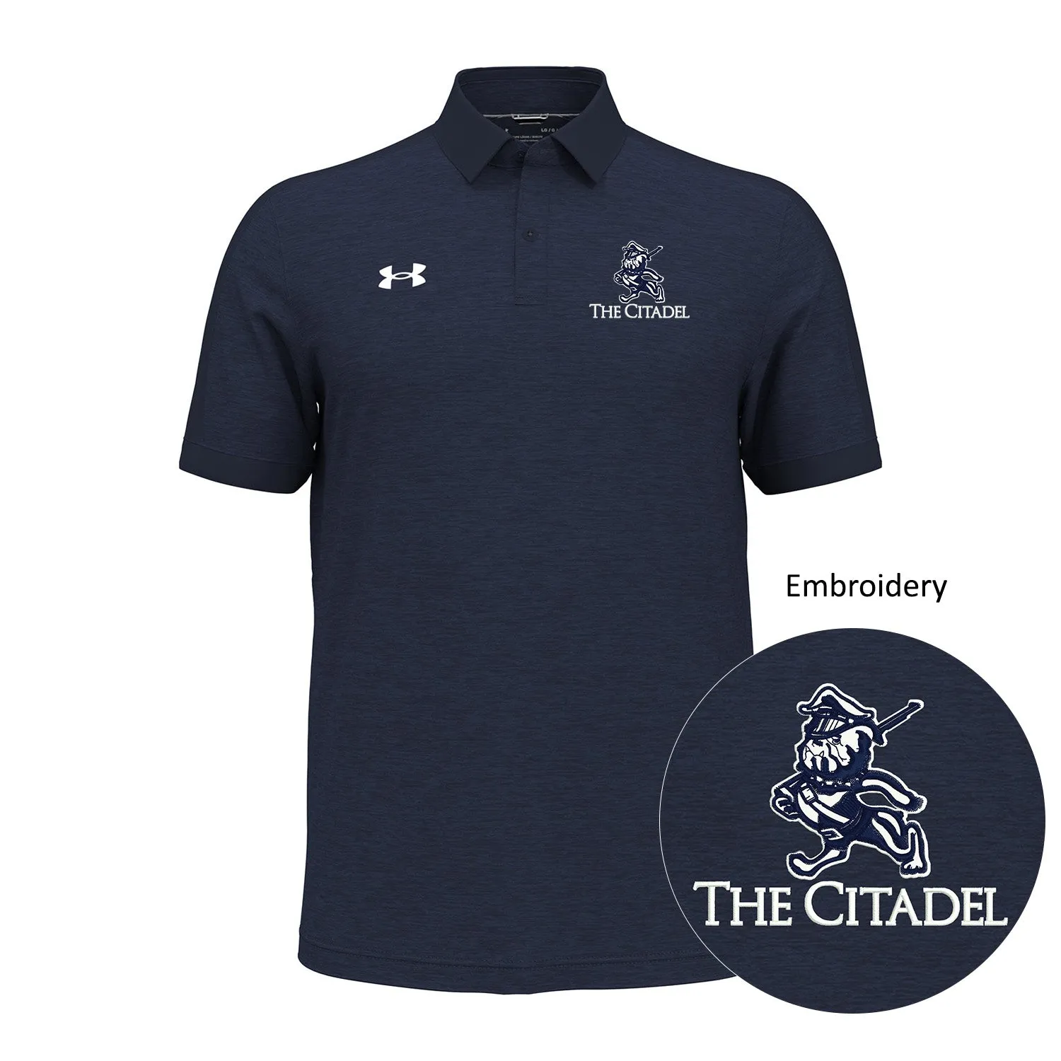 The Citadel, Marching Bulldog, Under Armour Men's Trophy Level Polo