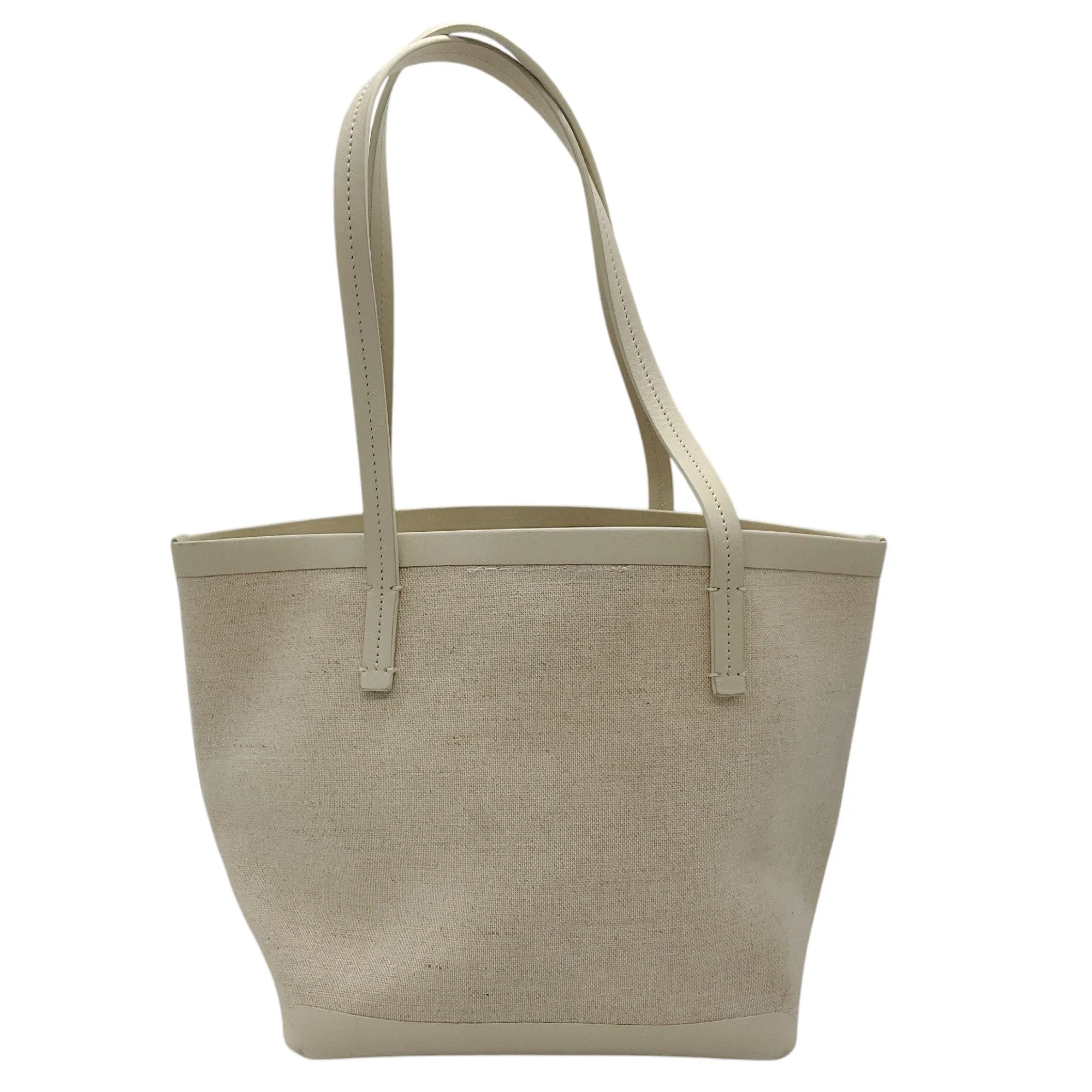 The Row Beige Mini Canvas Tote Bag