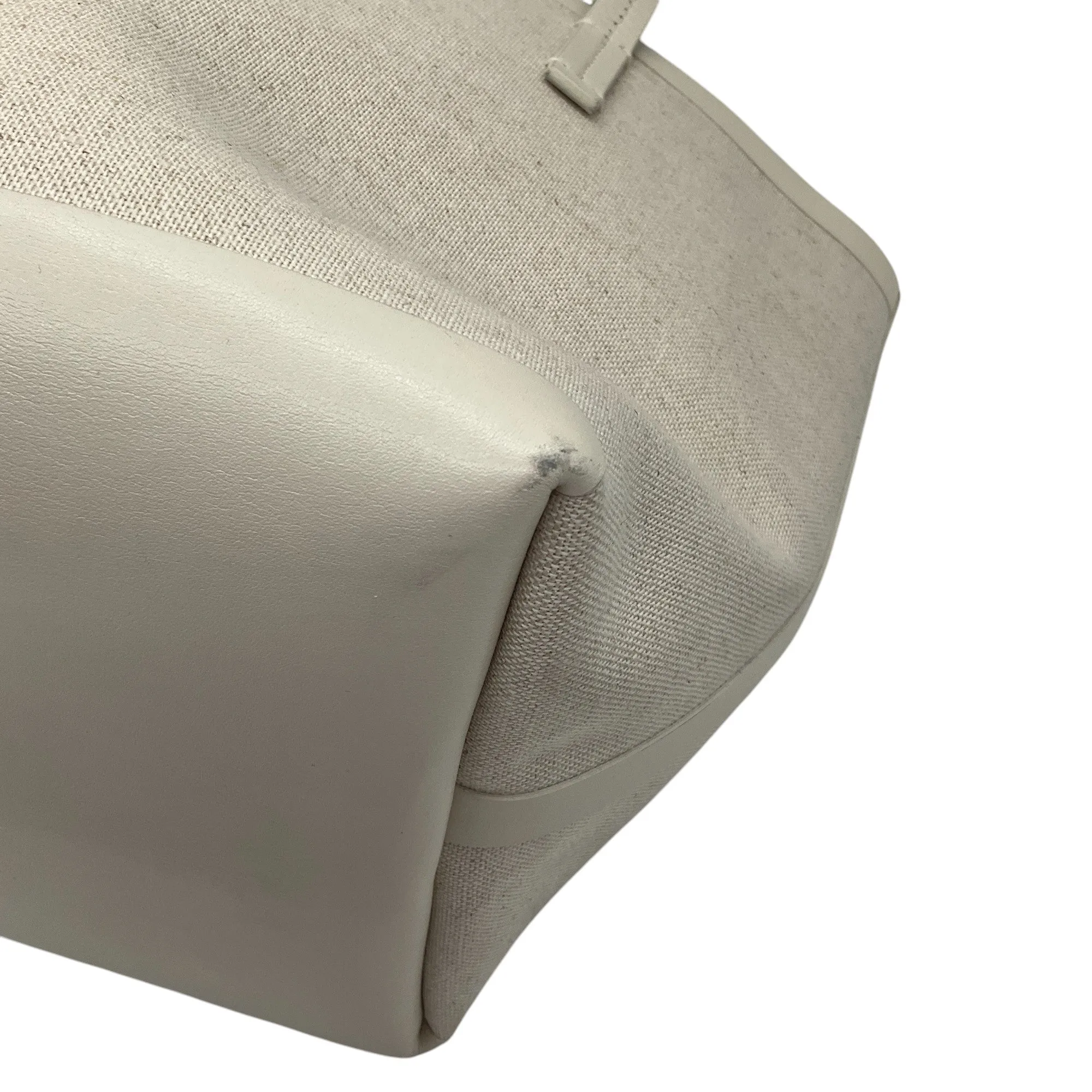 The Row Beige Mini Canvas Tote Bag