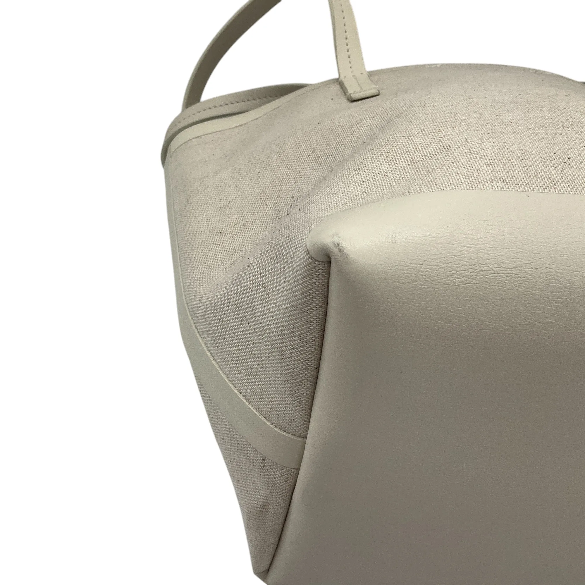 The Row Beige Mini Canvas Tote Bag