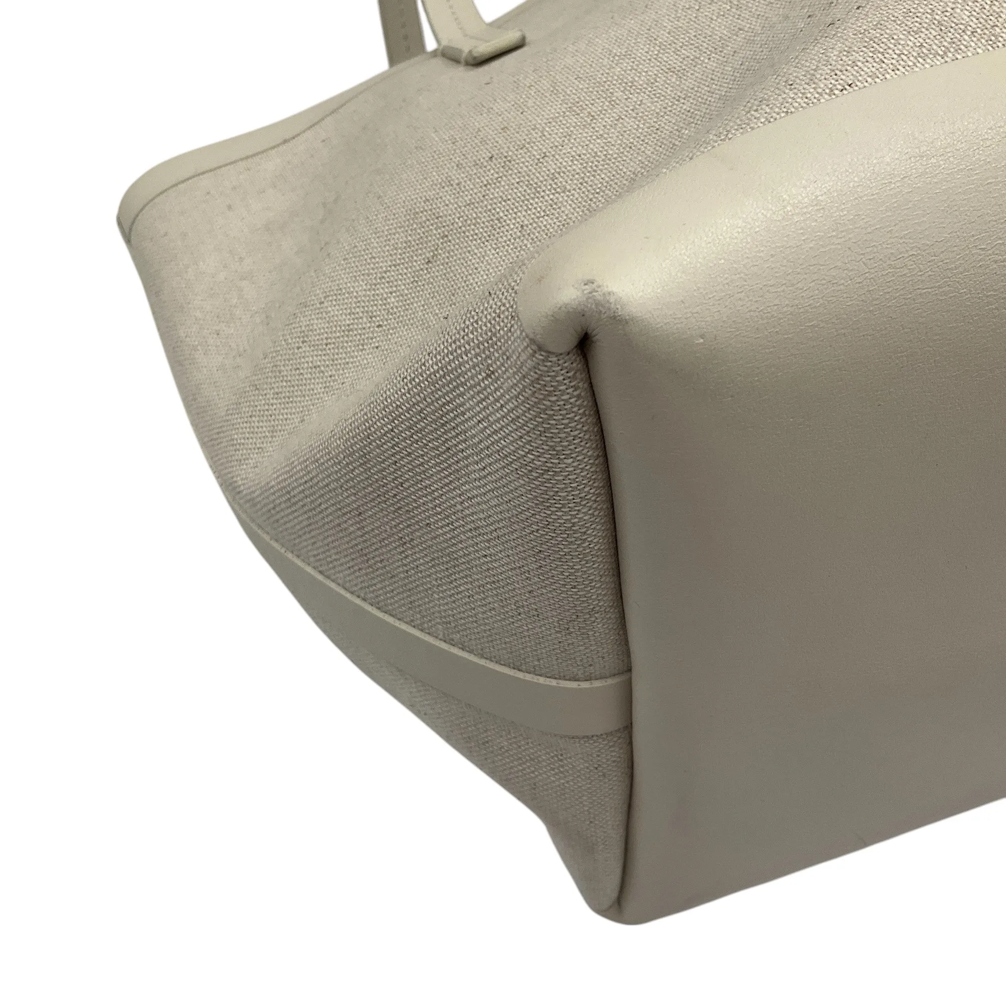 The Row Beige Mini Canvas Tote Bag