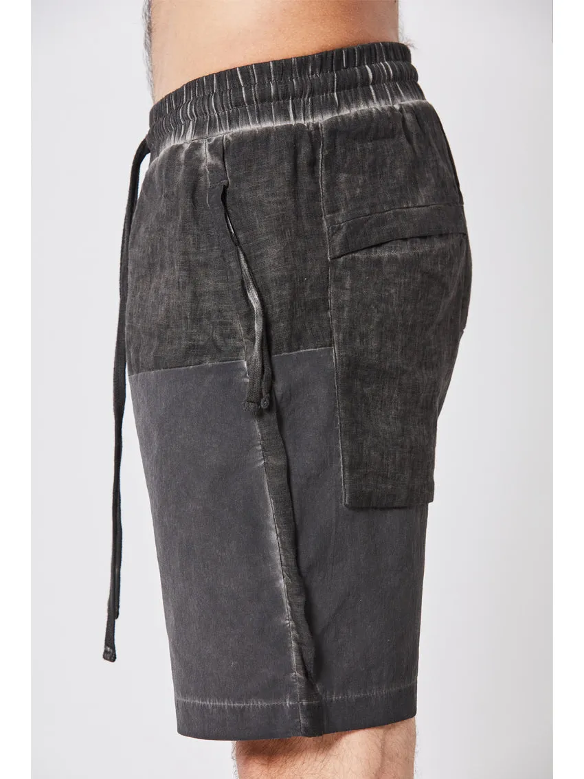 Thom Krom Paneled Drawstring Shorts