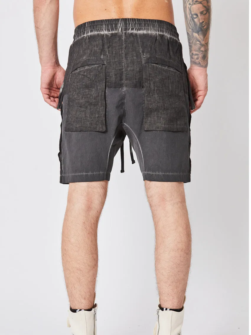 Thom Krom Paneled Drawstring Shorts