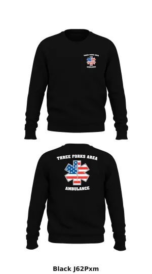 Three Forks Area Ambulance  Store 1 Core Men's Crewneck Performance Sweatshirt - J62Pxm