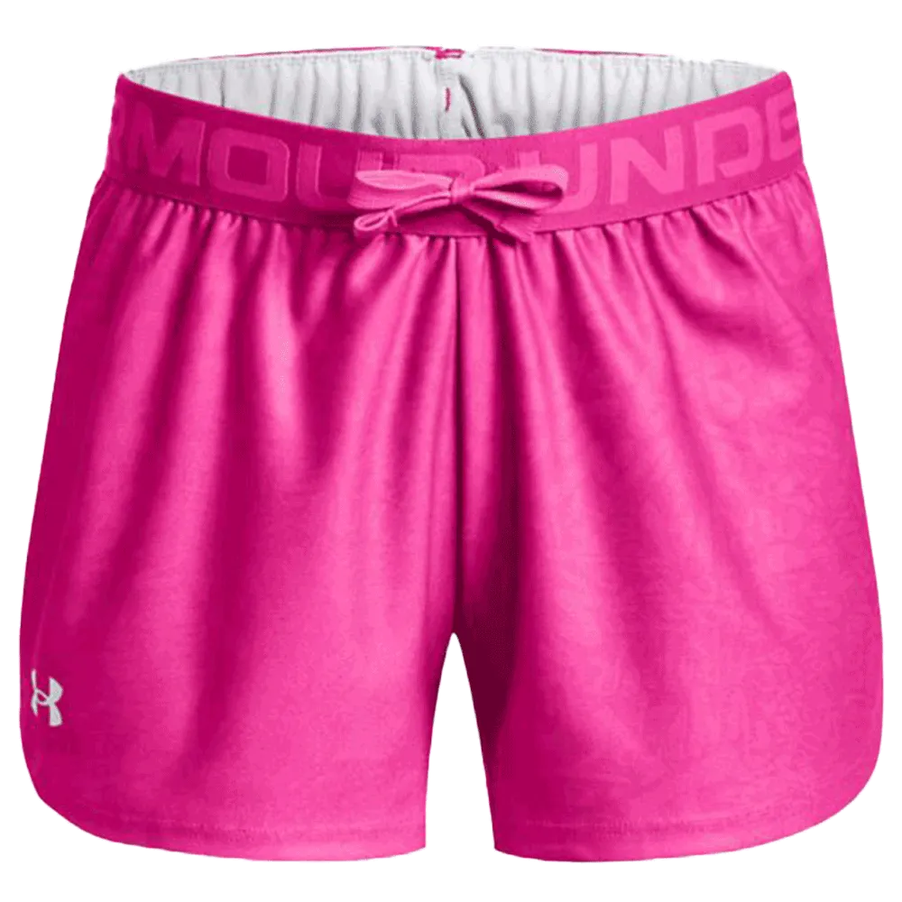 UA Girls' Play Up Printed Shorts