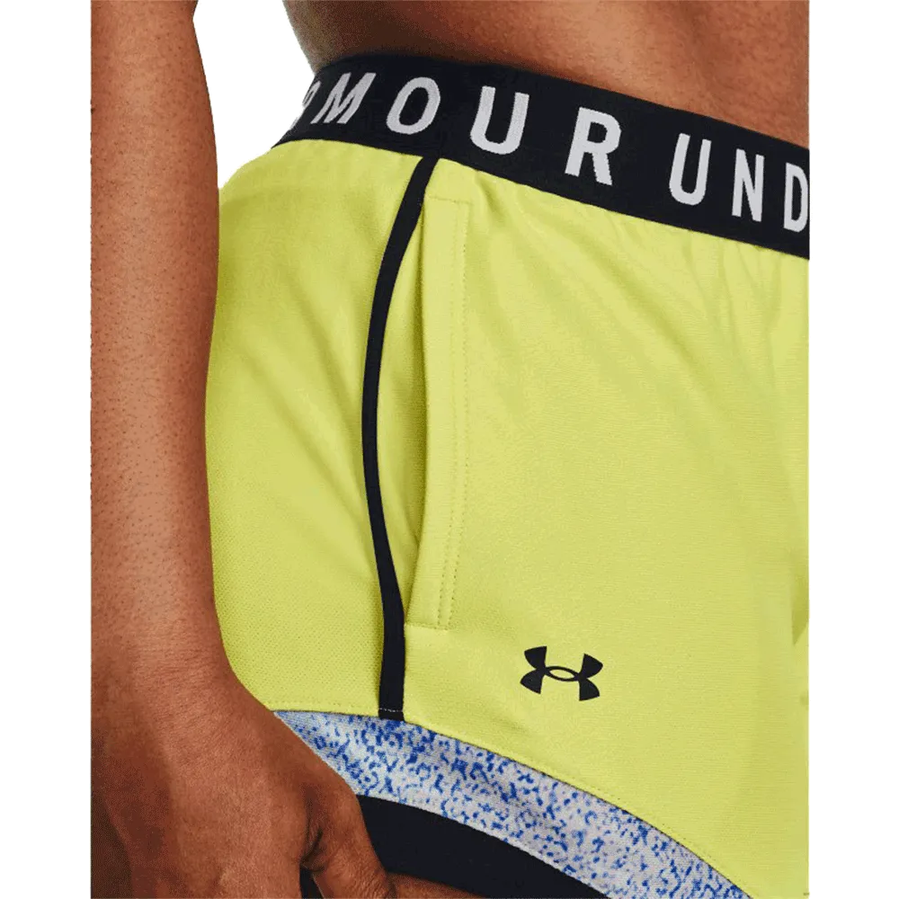 UA Women's Play Up 3.0 Tri Color Shorts