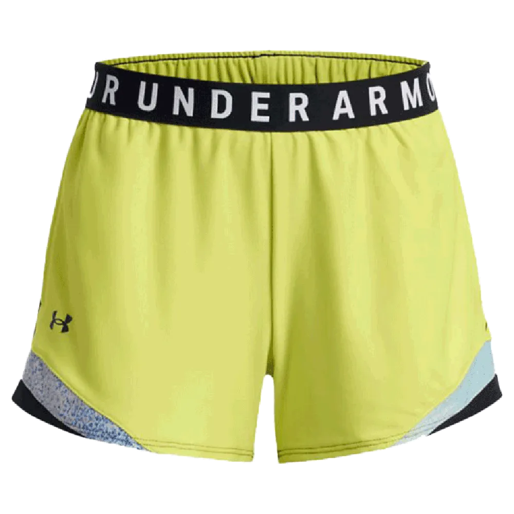 UA Women's Play Up 3.0 Tri Color Shorts