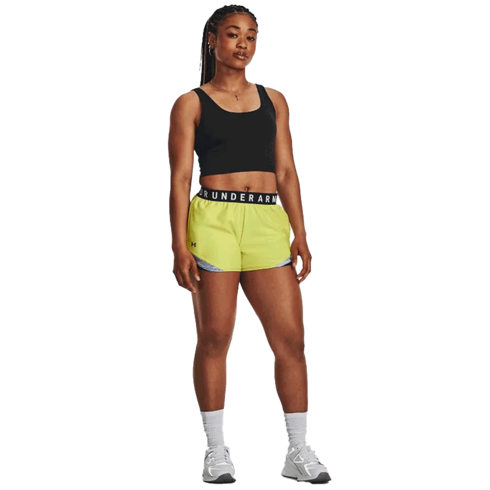 UA Women's Play Up 3.0 Tri Color Shorts