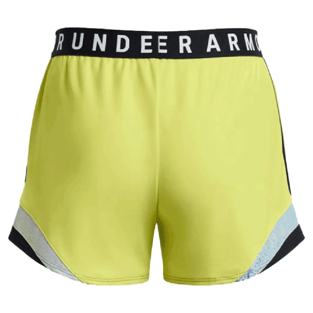UA Women's Play Up 3.0 Tri Color Shorts
