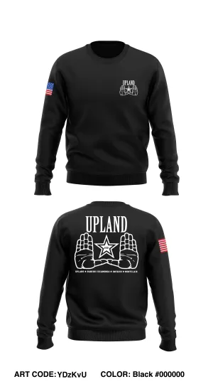 Upland Army Recruiting Station  Store 1 Core Men's Crewneck Performance Sweatshirt - YDzKvU