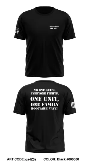 USS ENTERPRISE DIV #157 Store 1 Core Men's SS Performance Tee - ga4Z5z