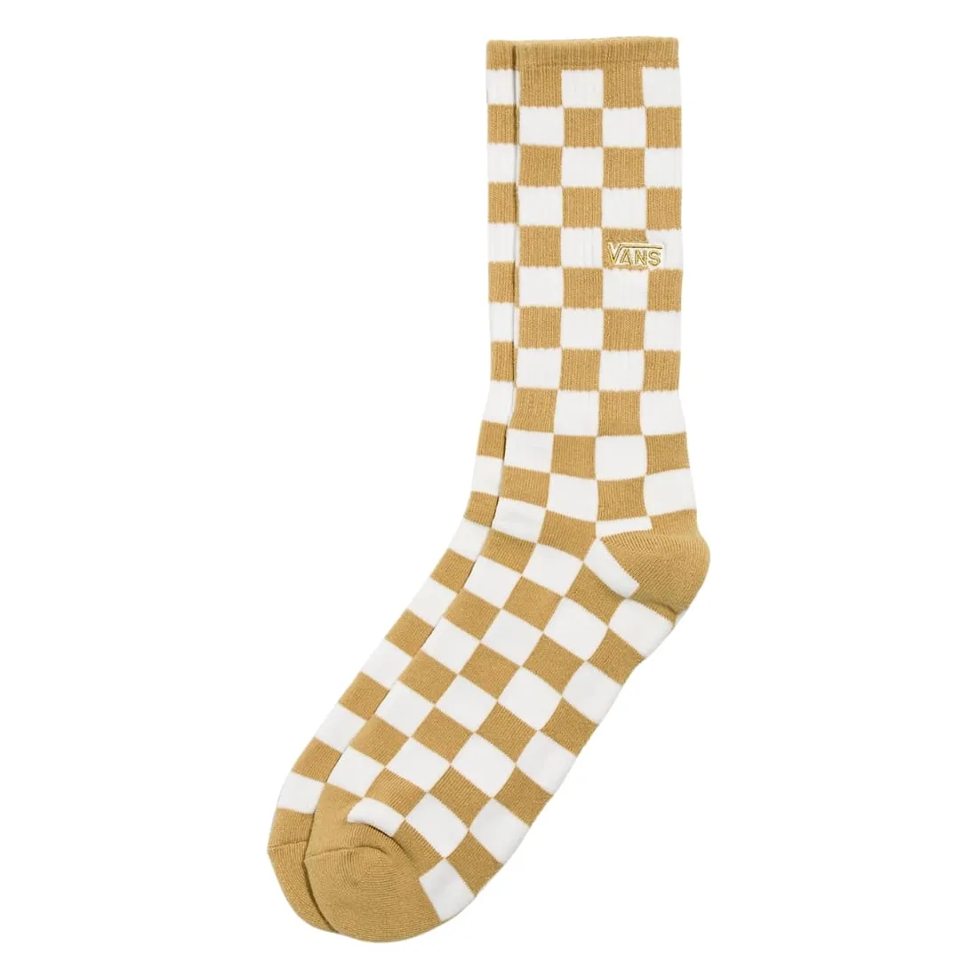Vans Checkerboard Crew Socks - Antelope