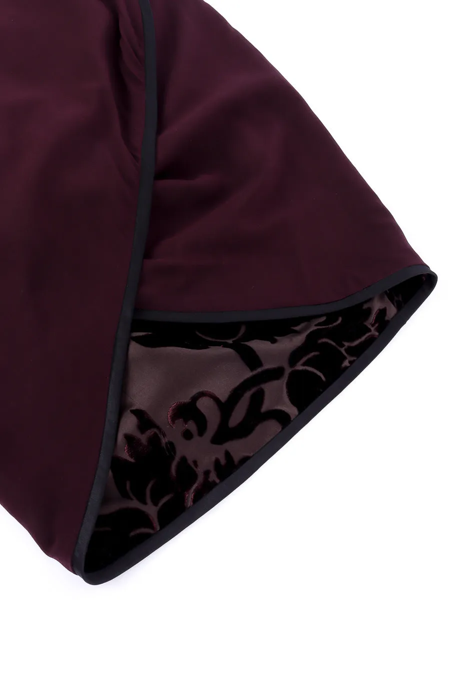 Velvet Burnout Wrap Skirt