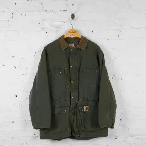 Vintage Carhartt Collared Jacket - Khaki - L