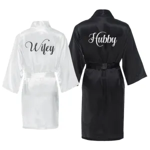 Wifey and Hubby Robe Set
