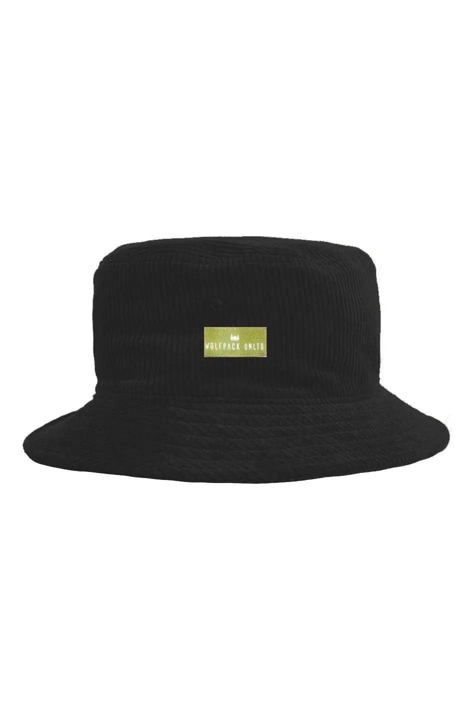 WOLFPACK UNLTD PREMIUM CORD BUCKET HAT | BLACK