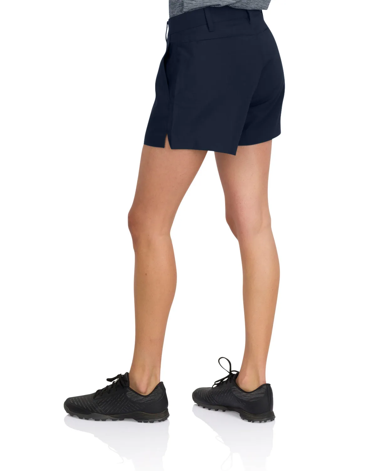 Women’s 5” Inseam Golf Highlands Shorts - Antislip Waistband with Coin Pocket, Dry Fit, Moisture Wicking, Anti-Odor